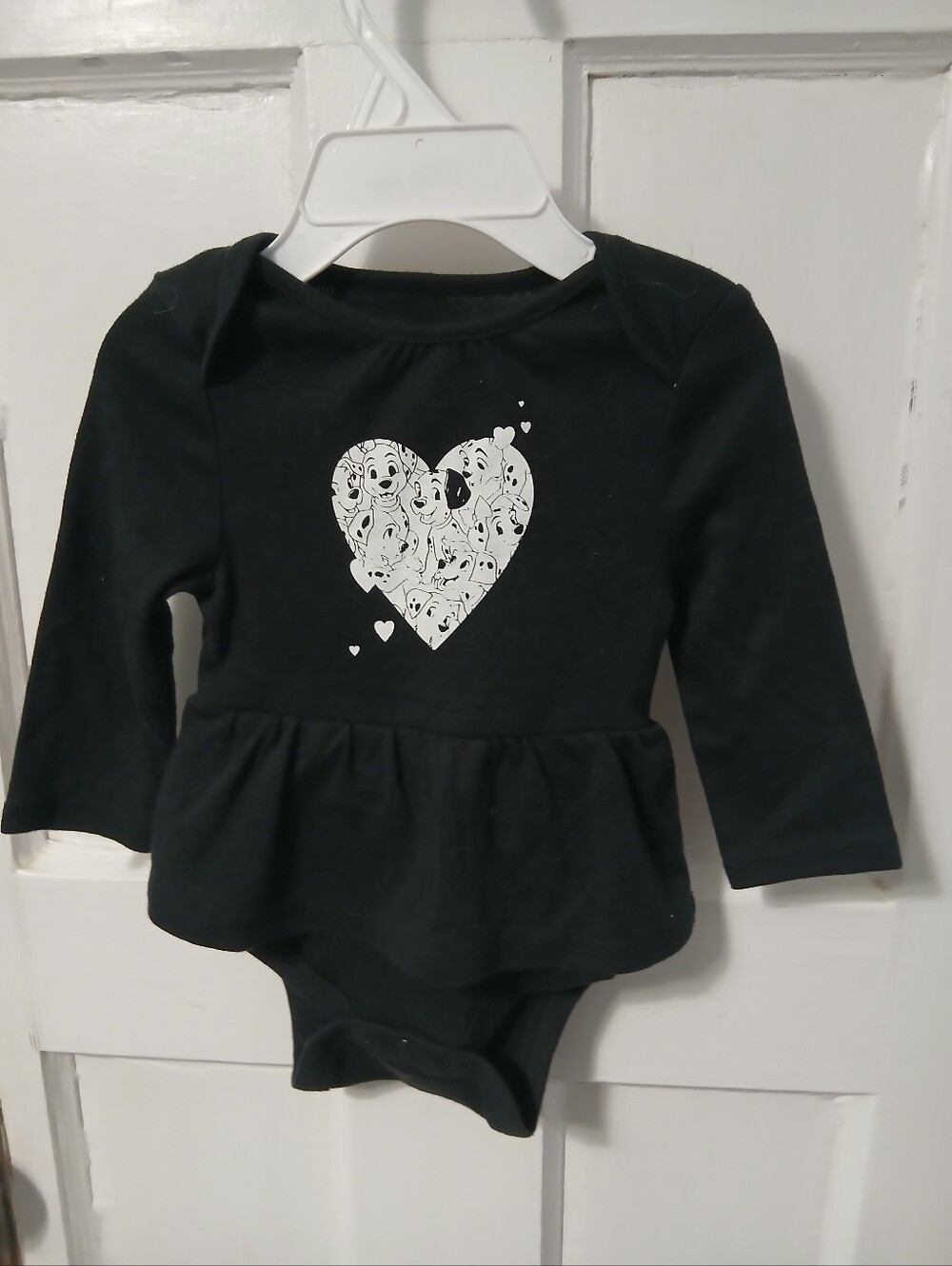 3/$10 Disney 101 Dalmatians Bodysuit Onesie Dress Style Baby Beans Infant
